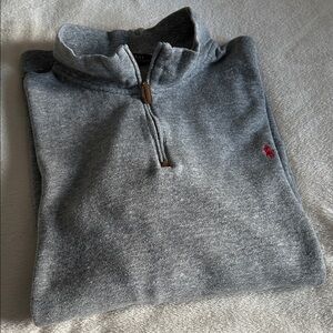 Sweater Polo Ralph Lauren Gray Zip-Up